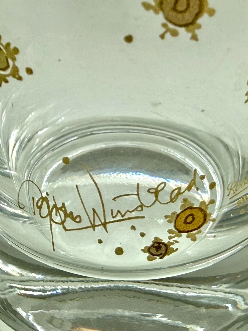 Rosenthal Studio Line Germany Bjørn Wiinblad Crystal Angel Heart Vase 5” Signed